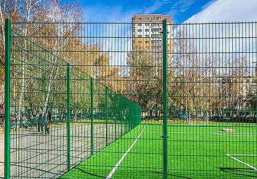 2Д забор для футбольной площадки в Ишиме